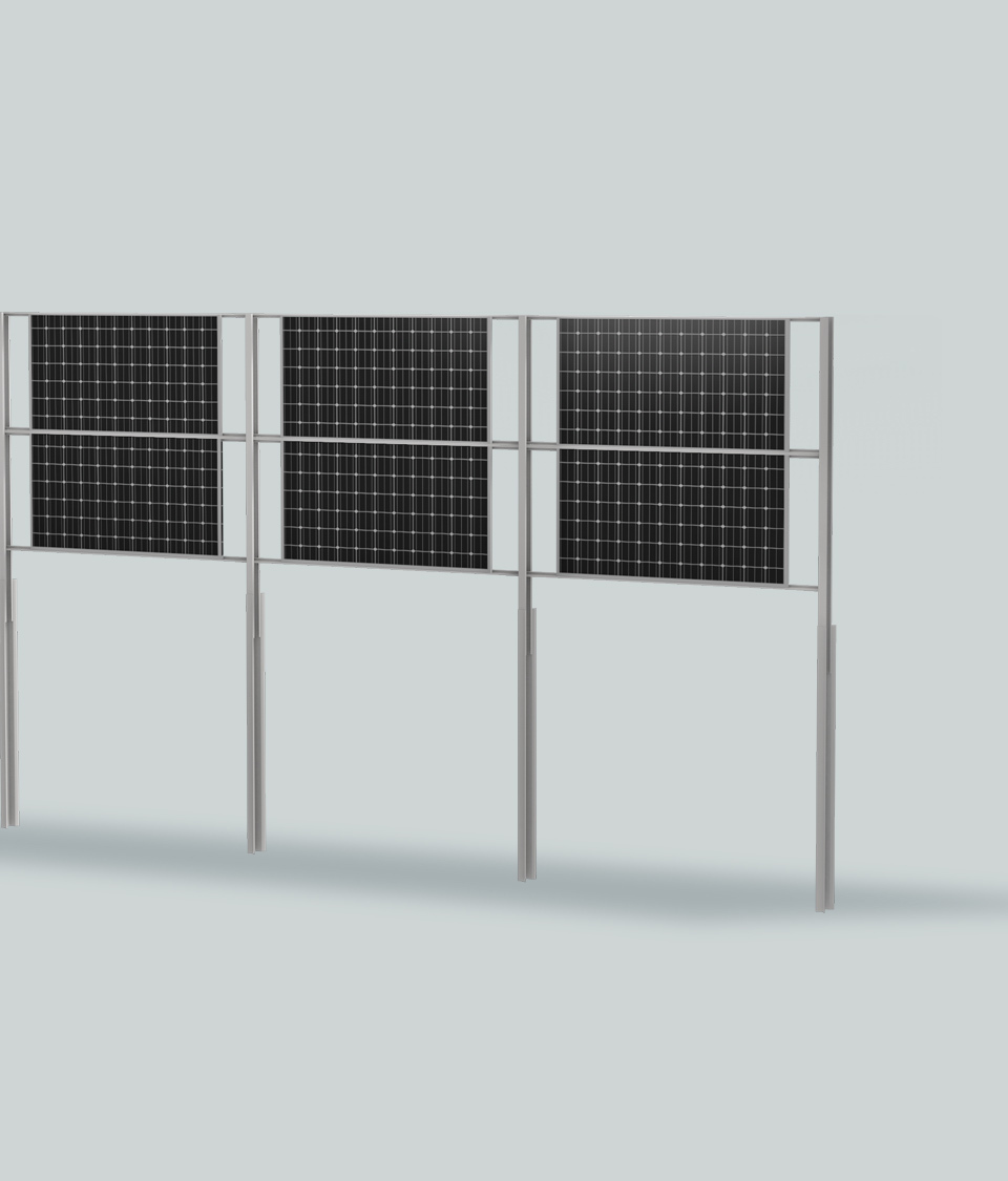 SDS Sun Mount 90 Degree Maximale Effizienz fuer Agri PV